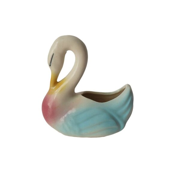 3 Vintage Planters Dutch Girl Swan Mexican Farmer - Picture 2 of 9